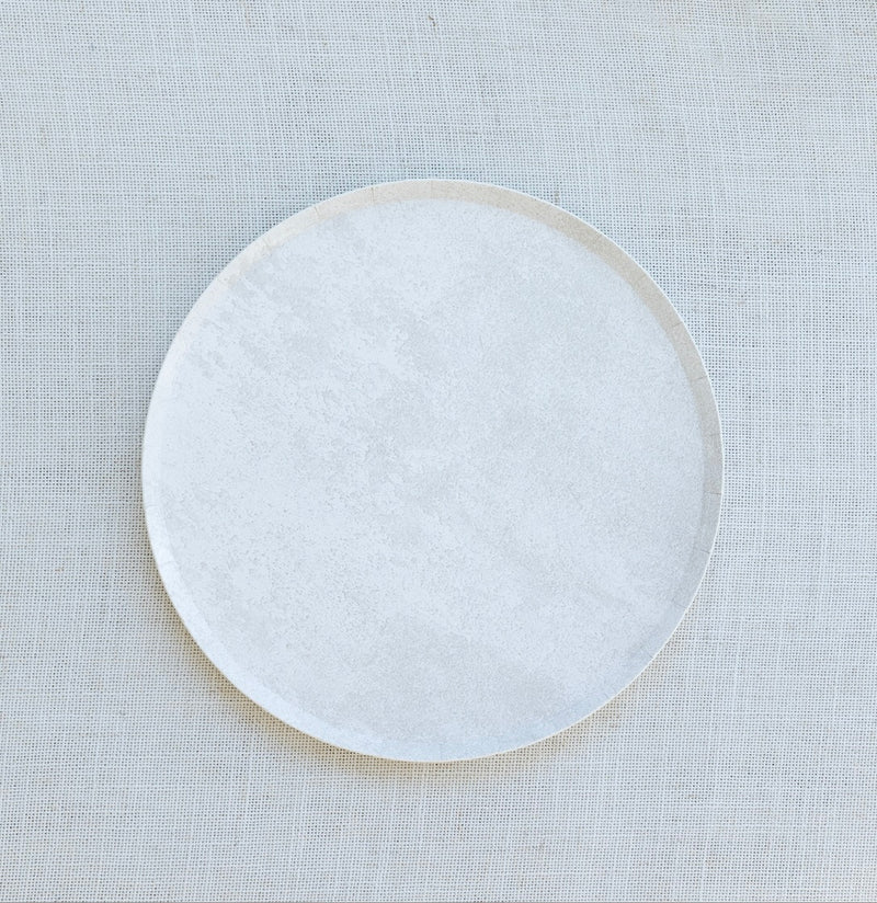 Stone - Dessert Plate, Pearl (x8)