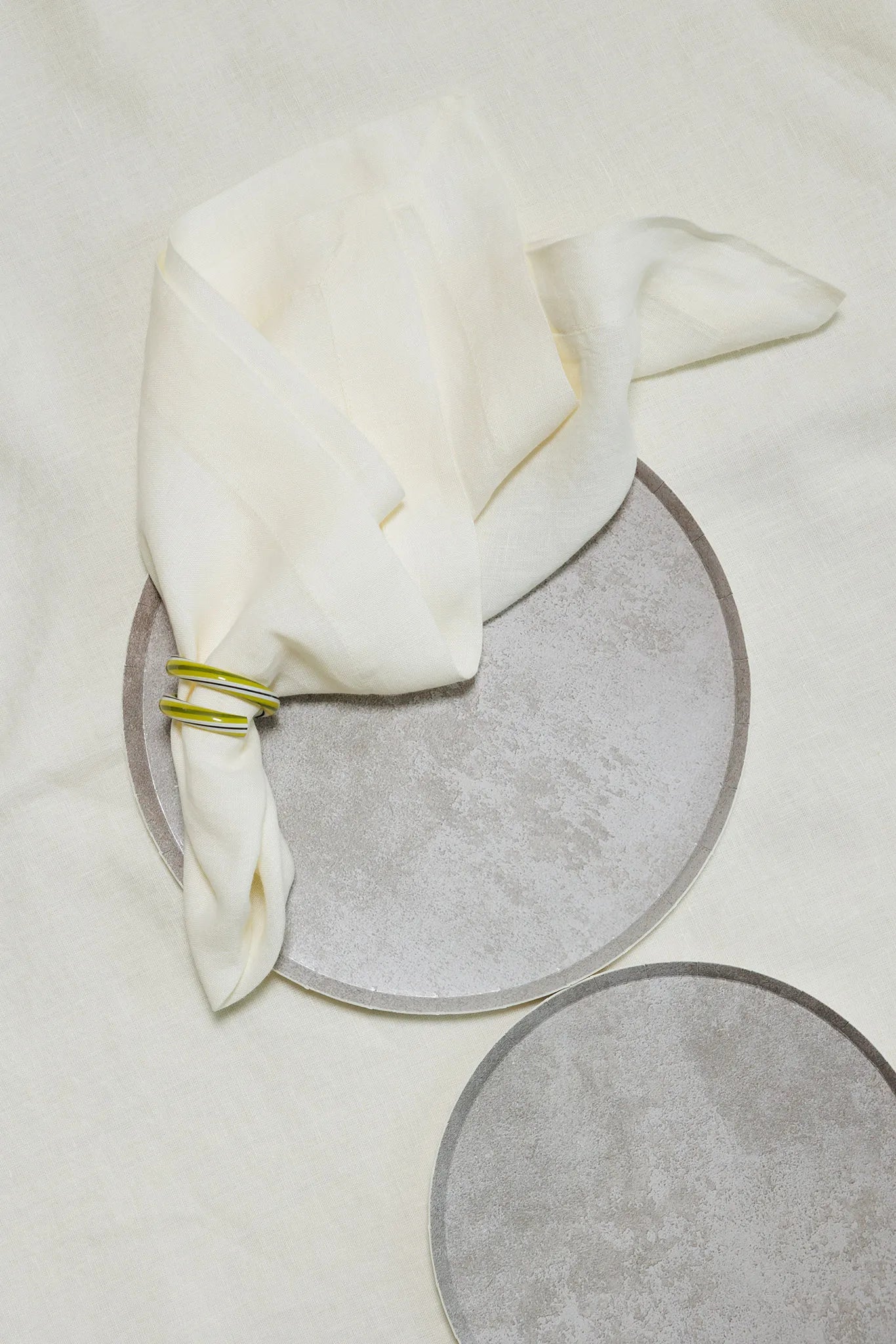 Stone Coaster, Gris, Square (x4)