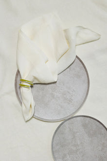 Stone Coaster, Gris, Square (x4)