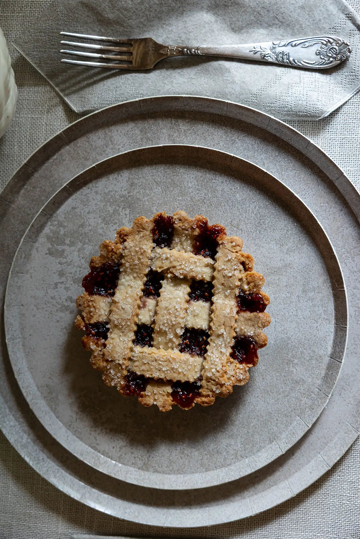Stone - Dessert Plate, Gris (x8)